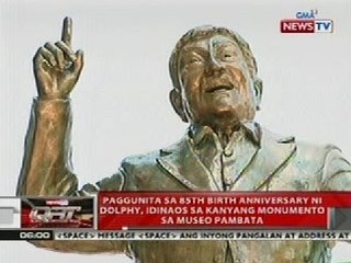 QRT: Paggunita sa 85th birth anniversary ni Dolphy, idinaos sa kanyang monumento sa Museo Pambata