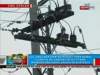 BP: Ilang lugar sa Mindanao, muling makararanas ng rotational brownout simula sa Agosto