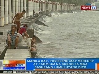 NTG: Manila Bay, posibleng may mercury at cadmium na bukod sa mga basurang lumulutang dito