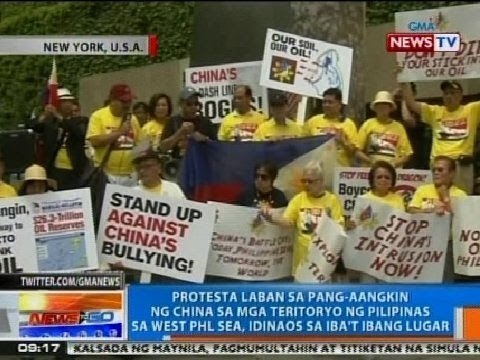 NTG: Protesta vs pag-angkin ng China sa mga teritoryo ng Pilipinas, idinaos sa iba't ibang lugar