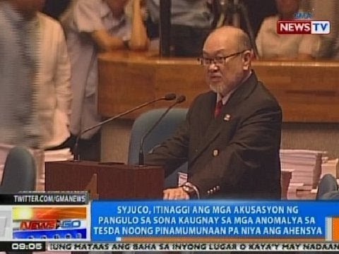 NTG: Syjuco, itinanggi ang mga akusasyon ni PNoy sa SONA