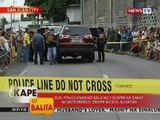KB: SUV, pinaulanan ng bala ng 2 naka motorsiklo sa San Juan