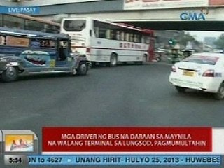 UB: Mga driver ng bus na daraan sa Maynila na walang terminal sa lungsod, pagmumultahin