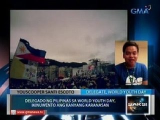 Saksi Ako: Delegado ng Pilipinas sa World Youth Day sa Brazil, nagkwento ng karanasan