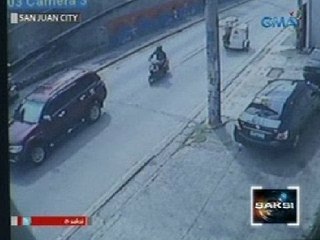 Saksi: Driver ng SUV, sugatan sa pamamaril ng suspek na naka-police uniform sa San Juan