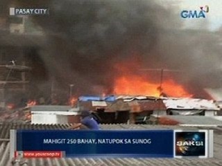 Saksi: Mahigit 250 bahay at eskwelahan, nasunog sa Pasay City