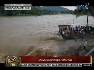 24 Oras: Salug Daku River sa Zamboanga del Sur, umapaw