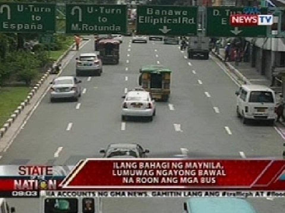SONA: Lokal na pamahalaan ng Maynila, hindi babawiin ang ordinansang nagbabawal sa mga bus