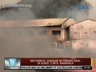 24 Oras: 800 pamilya, nawalan ng tirahan dahil sa sunog