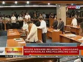 BT: House speaker Belmonte, umaasang mapapadalas ang pulong ng LEDAC