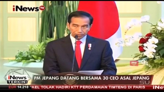 Presiden Terima Kunjungan PM Jepang di Istana Bogor