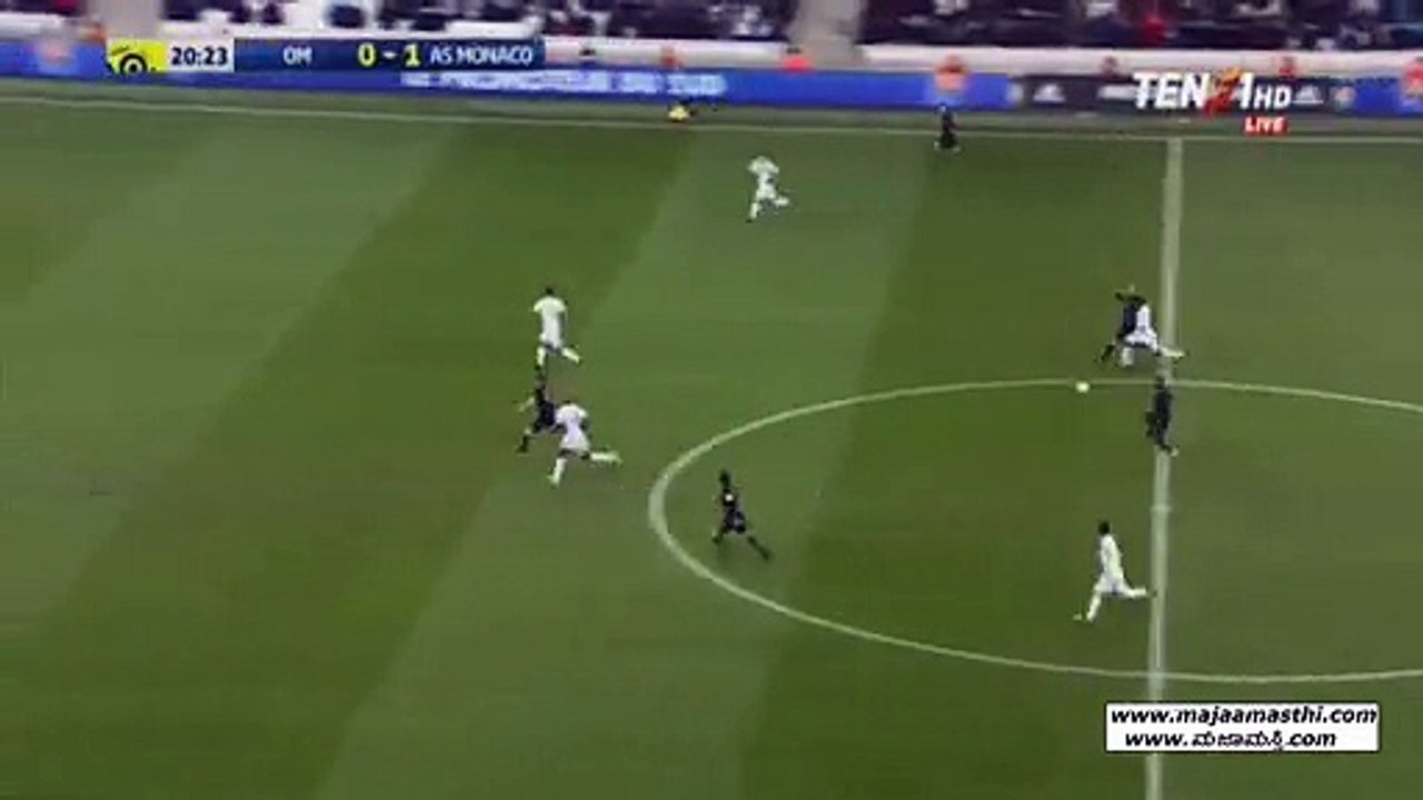 Radamel Falcao Goal HD - Olympique Marseille 0-2 Monaco - 15.01.2017 HD (1)