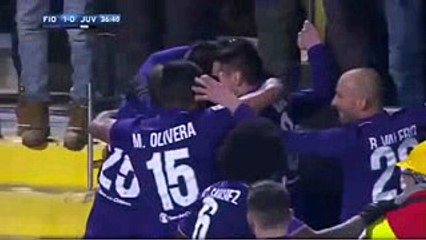 Kalinic Goal - Fiorentina Vs Juventus 1-0   15.01.2017