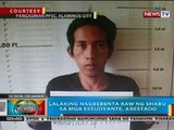 BP: Lalaking nagbebenta raw ng shabu sa mga estudyante sa Alaminos City, Pangasinan, arestado