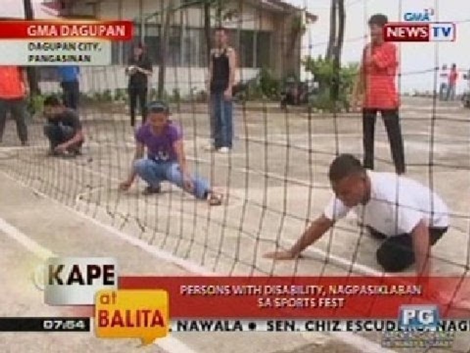 KB: Persons with disability, nagpasiklaban sa sports fest sa Dagupan