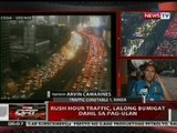 QRT: Panayam sa isang MMDA constable tungkol sa rush hour traffic ngayon sa QC