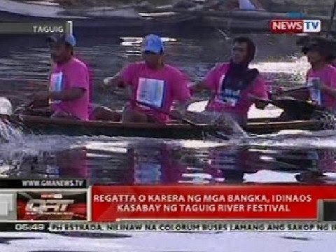 QRT: Regatta o karera ng mga bangka, idinaos kasabay ng Taguig River Festival