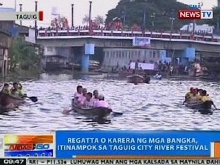 NTG: Regatta o karera ng mga bangka, itinampok sa Taguig City River Festival