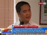 NTG: Abaya: Hindi pork barrel ang ginamit sa pagbili ng mga computer na donasyon ng mga kongresista