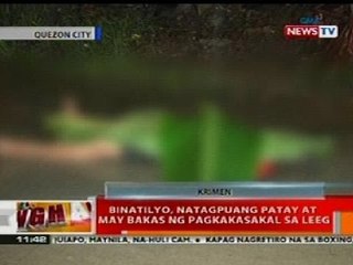 BT: Binatilyo, natagpuang patay at may bakas ng pagkakasakal sa leeg sa QC