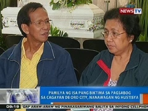 NTG: Pamilya ng isa pang biktima sa pagsabog sa CDO, nanawagan ng hustisya