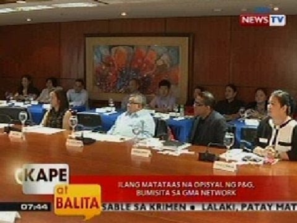 KB: Ilang matataas na opisyal ng P&G, bumisita sa GMA Network