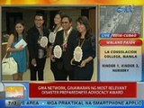 UB: GMA Network, ginawaran ng Most Relevant Disaster Preparedness Advocacy Award