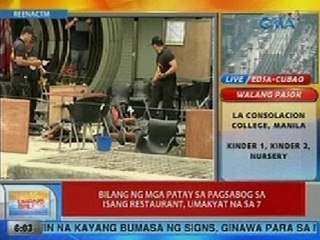 UB: Bilang ng mga patay sa pagsabog sa CDO, umakyat na sa 7