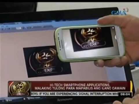 24 Oras: Hi-tech smartphone applications, malaking tulong para mapabilis ang ilang gawain
