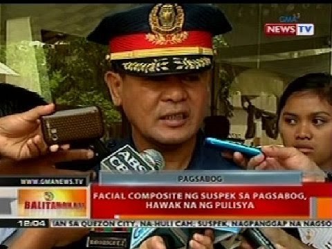 BT: Facial composite ng suspek sa pagsabog, hawak na ng pulisya