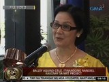 24Oras: Ballsy Aquino-Cruz, itinangging nangikil kaugnay sa MRT Project