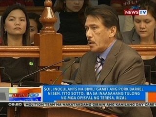 Sotto, naglaan ng malaking halaga mula sa pork barrel para sa mga proyektong 'di naman daw hiniling