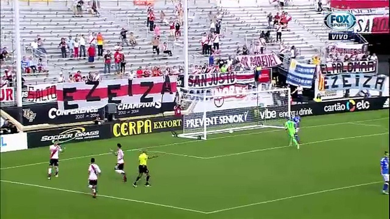 Alario Goal - River Plate vs Millonarios 1-0 Florida Cup 2017  15.01.2017