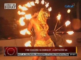 24 Oras: Fire dancing sa Boracay, lilimitahin na