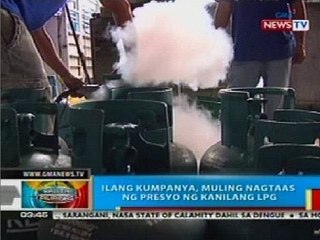 BP: Ilang kumpanya, muling nagtaas ng presyo ng LPG