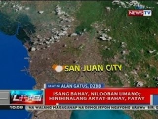NTL: Isang bahay sa San Juan, nilooban umano