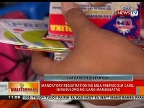 BT: Mandatory registration ng mga prepaid sim card, isinusulong ng ilang mambabatas