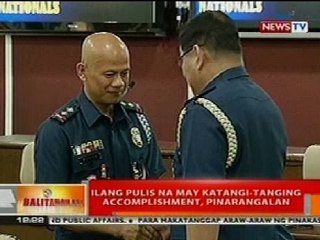 BT: Ilang pulis na may katangi-tanging accomplishment, pinarangalan
