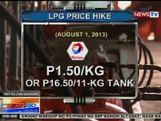 NTG: Total, nagpatupad na rin ng dagdag presyo sa kanilang LPG
