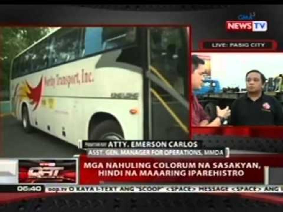 QRT: Mga colorum na sasakyan, hinuli sa 'Oplan Goliath' ng LTFRB at MMDA