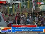 NTG: Mayor Bautista, iginiit na walang kautusan na magpapatuloy ang demolisyon ngayong araw