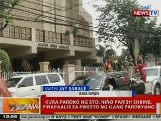 BT: Kura paroko ng Sto. Niño Parish Shrine sa QC, pinapaalis sa pwesto ng ilang parokyano