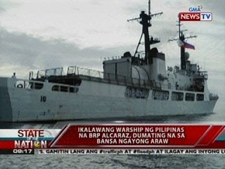 Download Video: SONA: Ikalawang warship ng Pilipinas na BRP Alcaraz, dumating na sa bansa ngayong araw