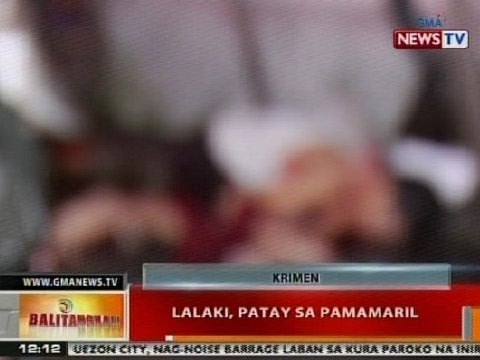 BT: Lalaki, patay sa pamamaril sa QC