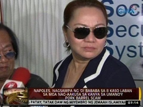 24Oras: Napoles, nagsampa ng kaso vs mga nag-aakusa sa kanya sa umano'y pork barrel scam