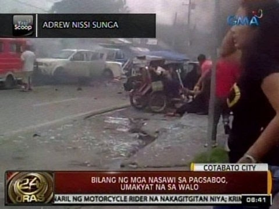 24Oras: Bilang ng mga nasawi sa pagsabog sa Cotabato City, umakyat na sa 8