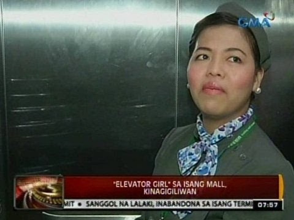 24 Oras: "Elevator girl" sa isang mall, kinagigiliwan