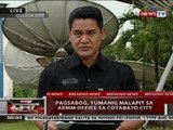 QRT: Pagsabog, yumanig malapit sa ARMM office sa Cotabato City