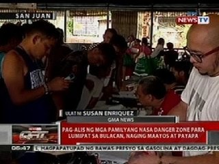 QRT: Pag-alis ng mga pamilyang nasa danger zone sa San Juan, naging maayos at payapa