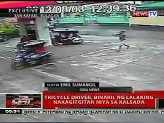 QRT: Tricycle driver sa Bulacan, binaril ng lalaking nakagitgitan sa kalsada